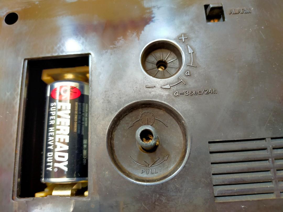 Seiko Transistor Vintage Table Clock Japan, Furniture & Home Living