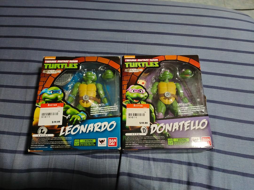 Shf SH Figuarts Teenage Mutant Ninja Turtles Donatello/Leonardo ...