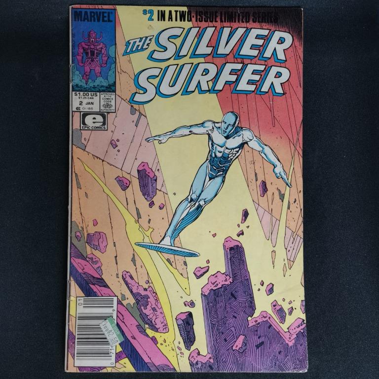 Silver Surfer #2 (1988-1989) Mini (Epic Comics Imprint of Marvel Comics),  Hobbies & Toys, Books & Magazines, Comics & Manga on Carousell