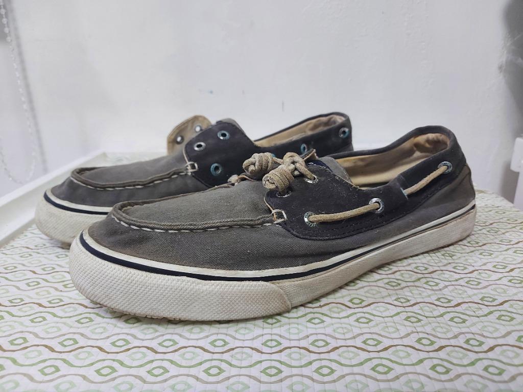 Sperry Top Sider A O 2 Eye Black Gray Men s Fashion Footwear