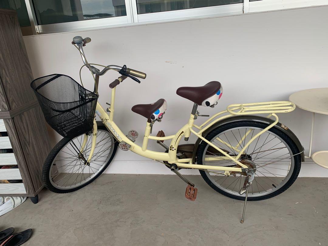 Parent child hotsell tandem bike