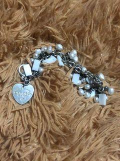Tiffany & Co Multi Pearl / Floral Charms Bracelet