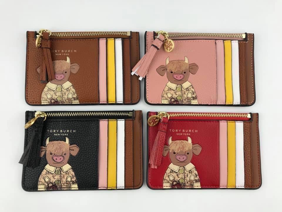 Tory Burch Ozzie The Ox card holder & coin purse, Women's Fashion, Bags &  Wallets, Wallets & Card holders on Carousell