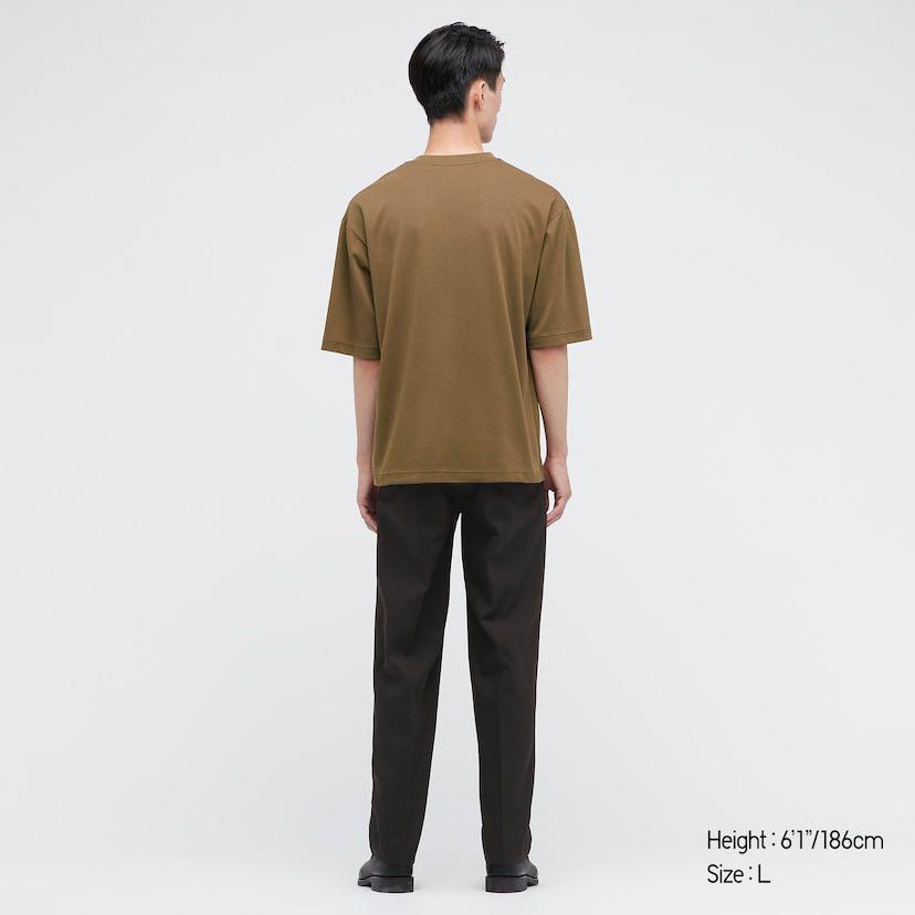 Uniqlo U AIRism Cotton Oversized Crew Neck Half Sleeve T-Shirt, Uniqlo  Oversized Tee, Uniqlo Oversize T, Oversized Tshirt, Oversized T-Shirt,  Unisex, Black, Men's Fashion, Tops & Sets, Tshirts & Polo Shirts on