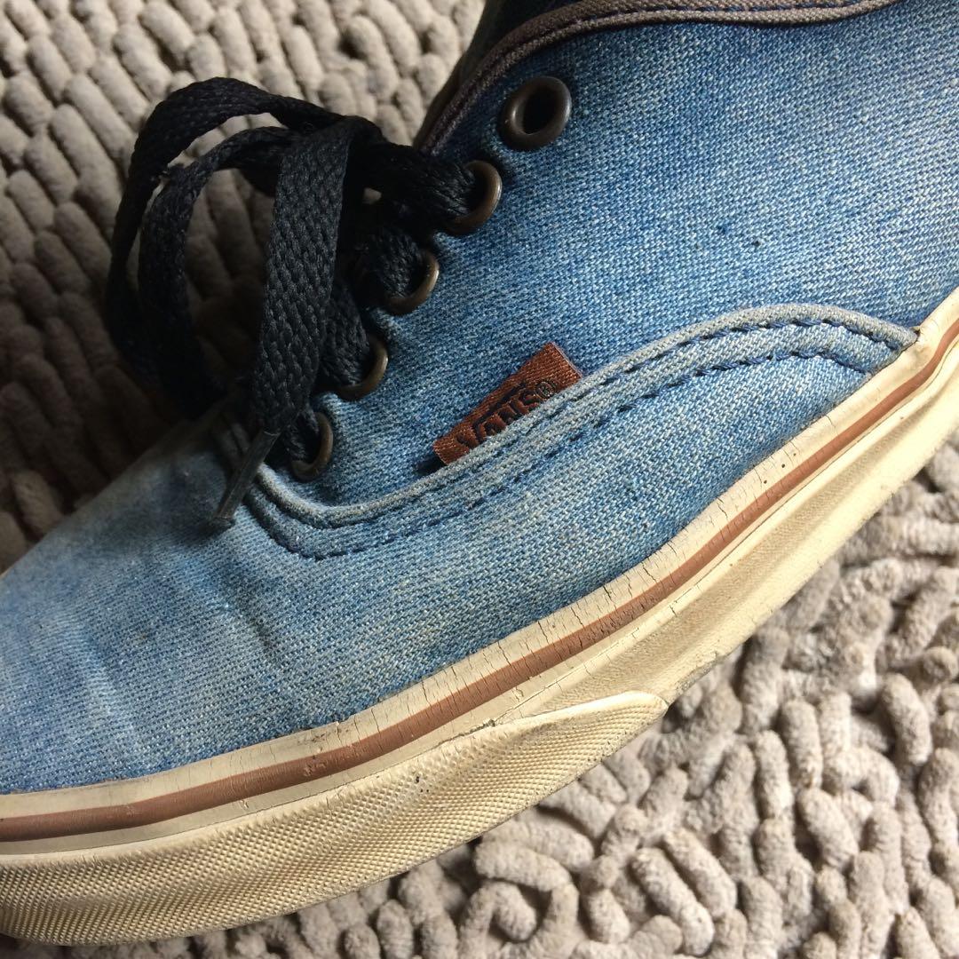 vans blue denim
