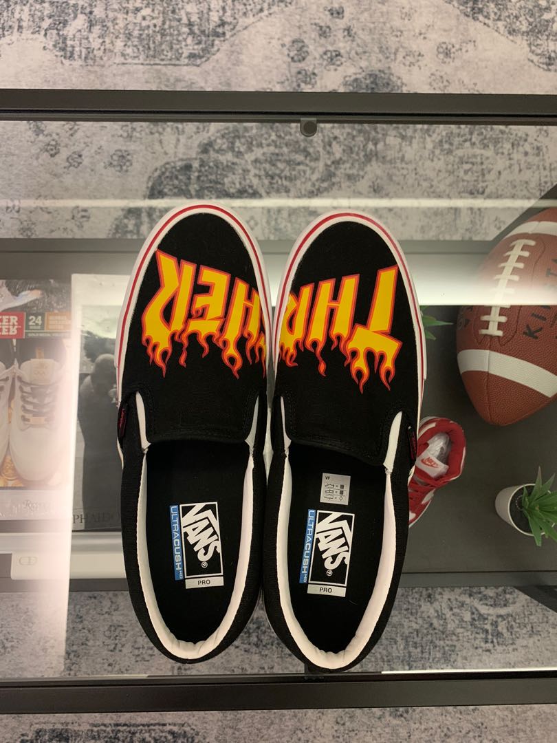 VANS X THRASHER SLIP ON PRO Men s Fashion Footwear Sneakers on