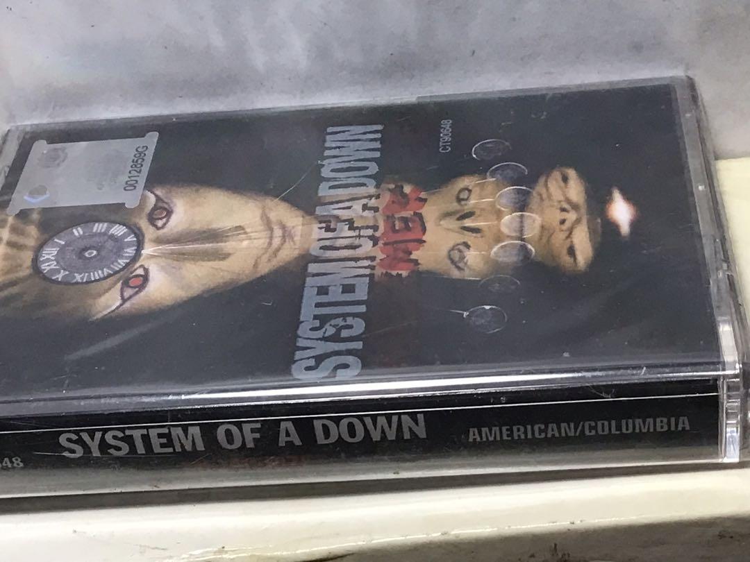 VINTAGE CASSETTE TAPE System of a Down OOP KASET NOS NEW SEALED