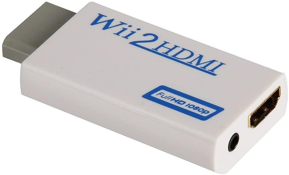 Adaptateur HDMI pour Nintendo Wii - Prise jack 3,5 mm incluse - Full HD  1080p - Wii