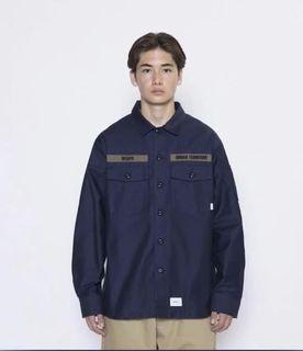 Wtaps Shirt Navy Size 3