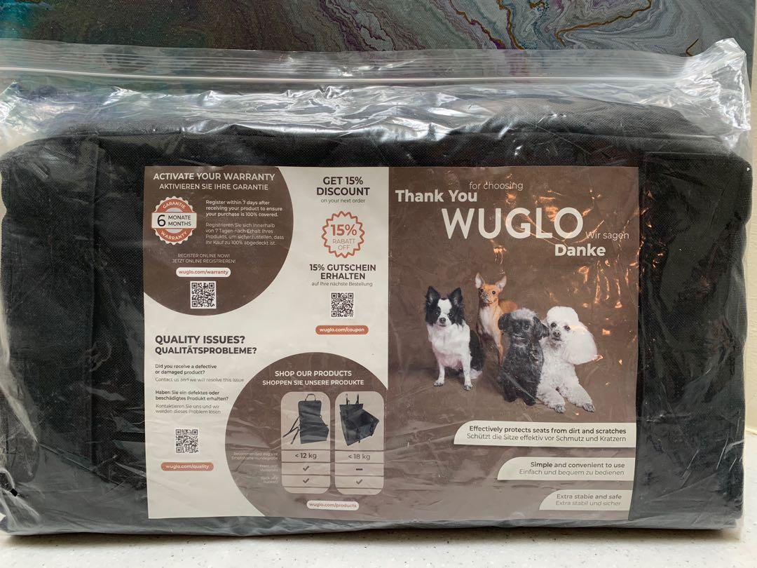WUGLO Dog Car Seat Extra Stable, Reinforced Car Seat for Small and