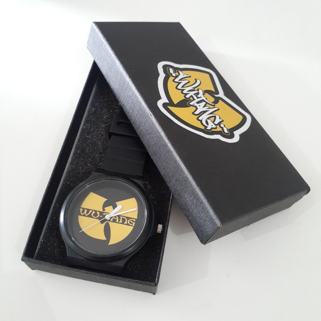 Wu-Tang Clan custom watch/hiphop watches, Fesyen Pria, Jam ...