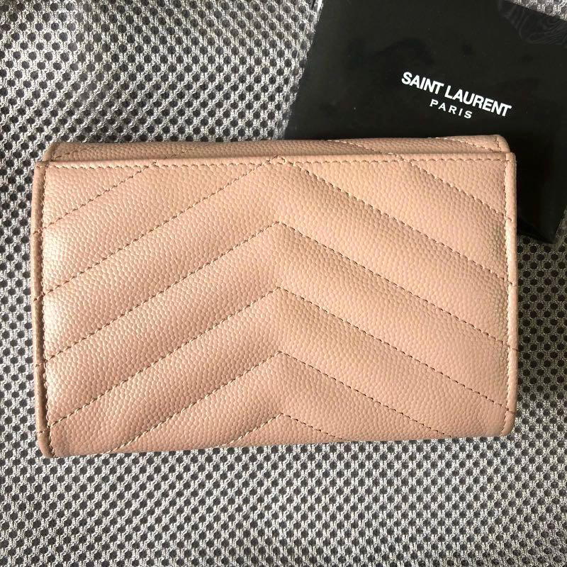 Saint Laurent 'Monogram' Quilted Leather French Wallet