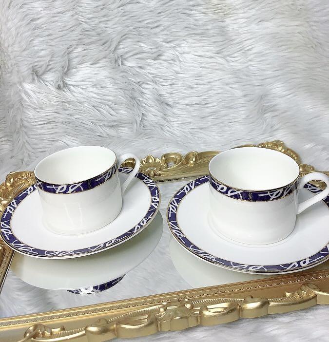 YSL TEA CUP AND SAUCER SET (Category: Coffee & Tea Tableware) located in Cainta. Submitted by moonchild1215 (Listing ID 1118075928, Image 2). Description: 1 SET- 1,500 GET THESE 2 set FOR 2,800.