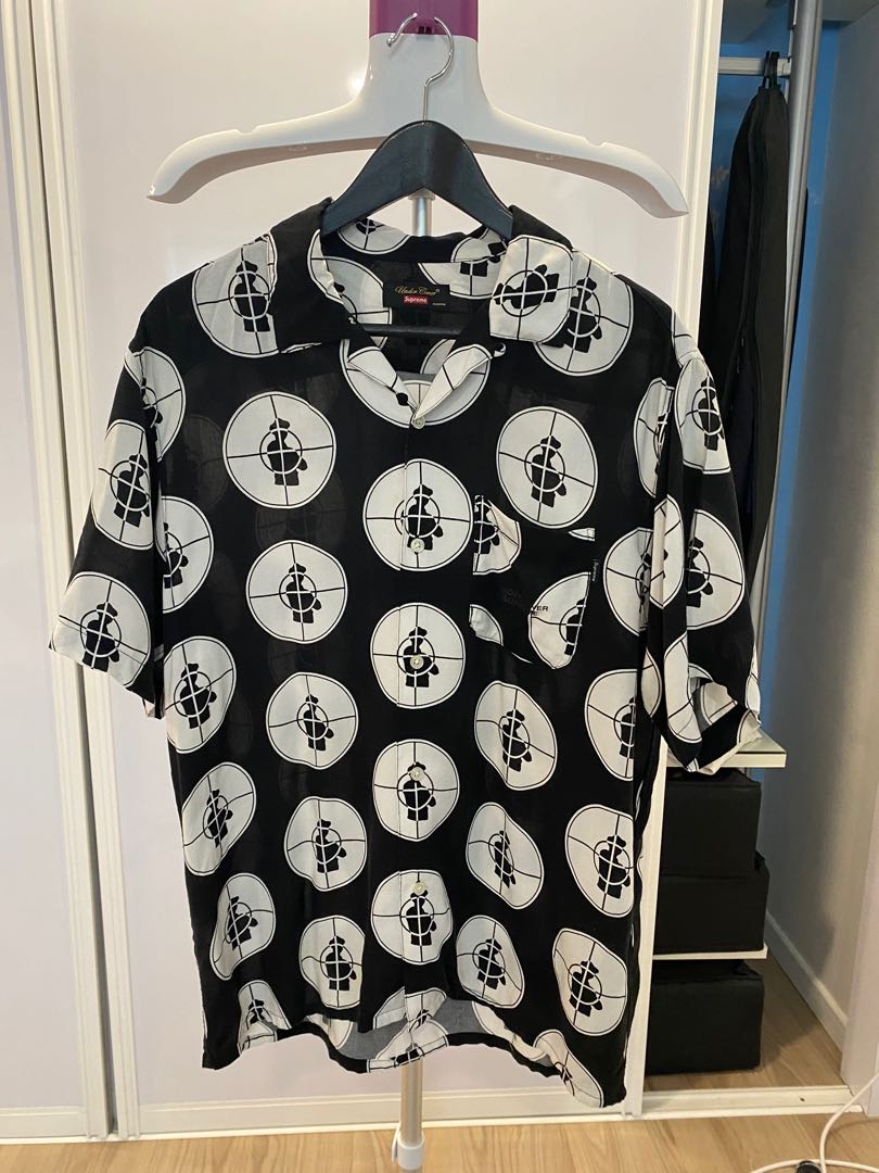 100% authentic Supreme SS18 UNDERCOVER/Public Enemy Rayon Shirt