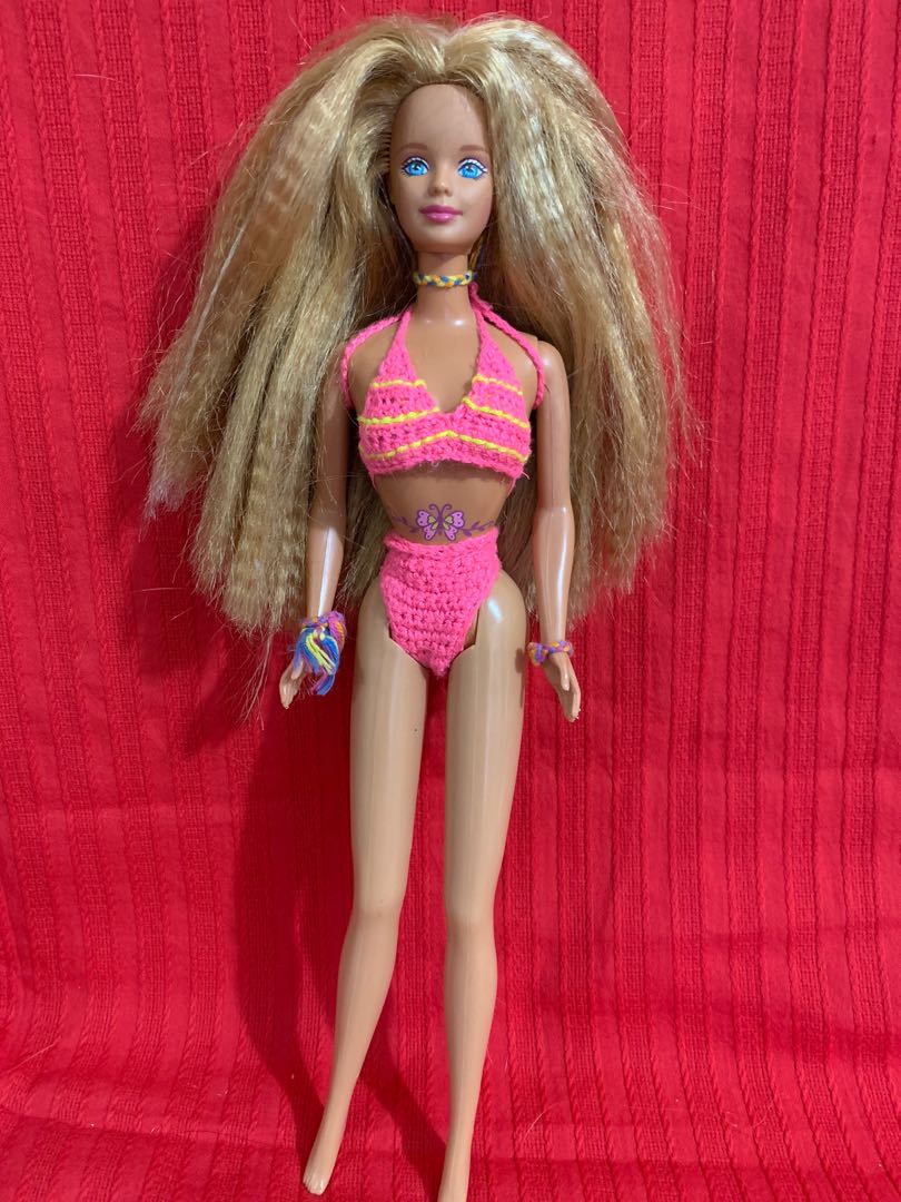 Barbie butterfly art 1998 hotsell doll