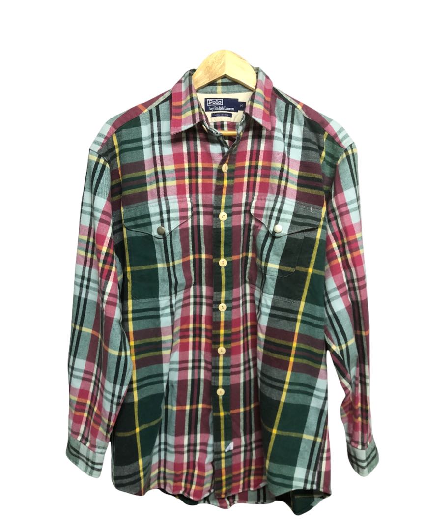 90s Vintage Polo Ralph Lauren Flannel 