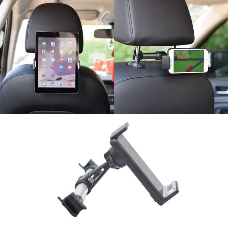 通用汽車後座智能手機和平板電腦支架universal Car Back Seat Smart Phone And Tablet Stand Holder 汽車配件 其他 Carousell