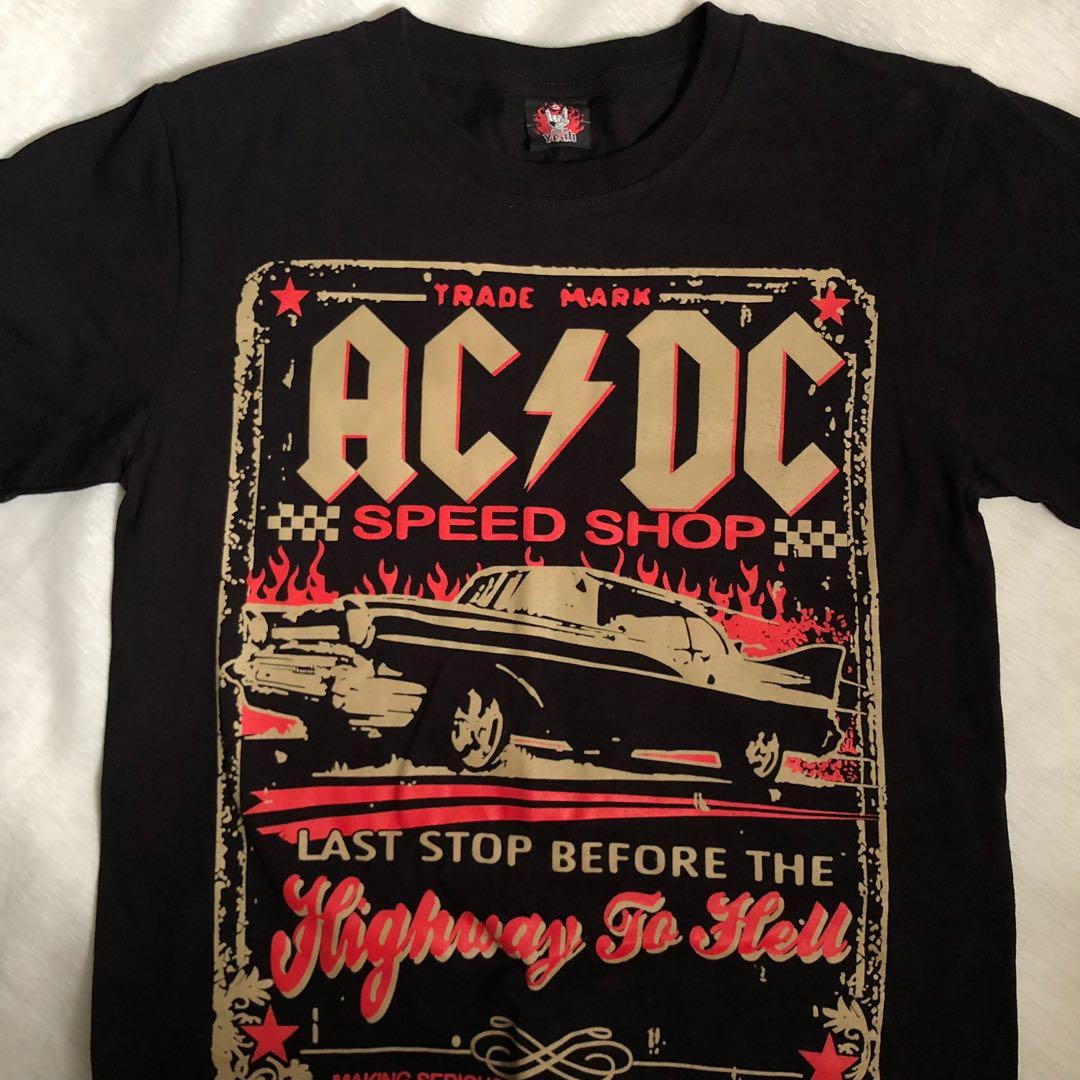 ACDC Band Tee Vintage, Men's Fashion, Tops & Sets, Tshirts & Polo ...
