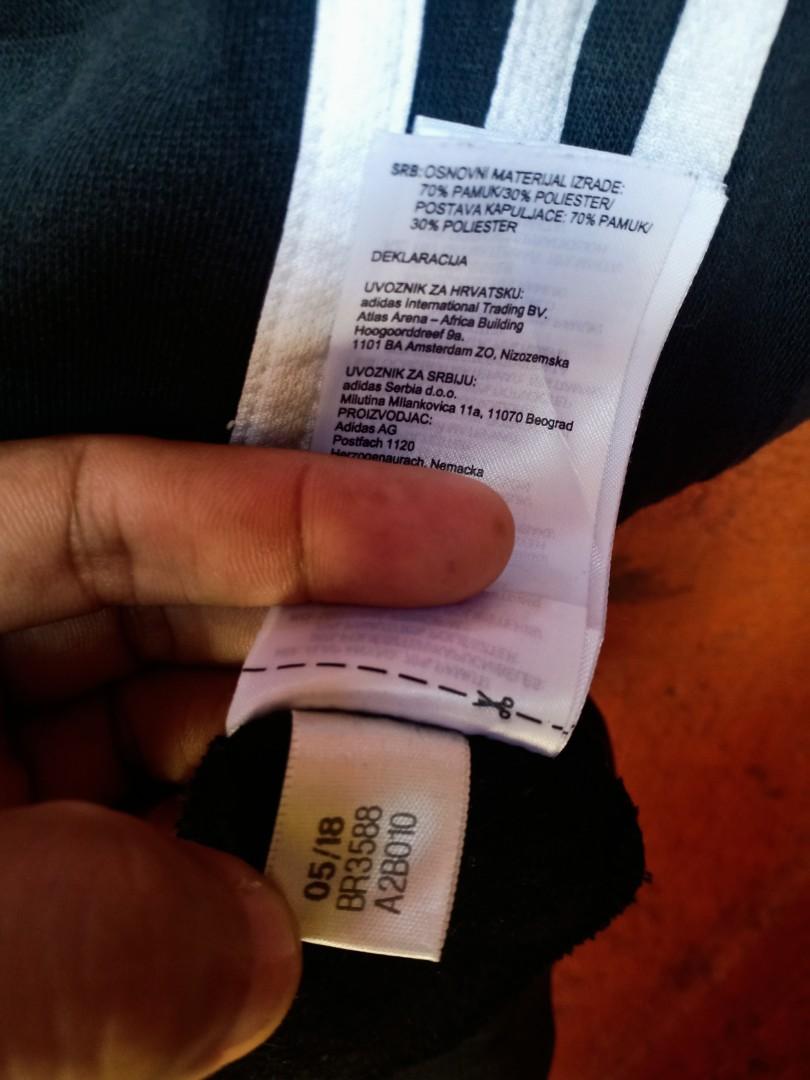 Adidas Branded hoodie (Category: Coats, Jackets and Outerwear) located in Silang. Submitted by gerald2021 (Listing ID 1118254965, Image 3). Description: .