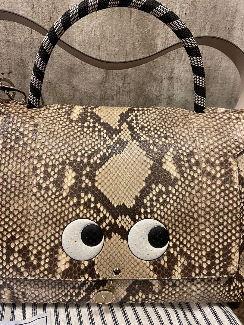 Anya hindmarch snakeskin bag clearance