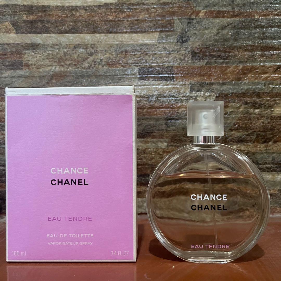 Authentic Chanel chance eau tendre edt 100ml, Beauty & Personal Care,  Fragrance & Deodorants on Carousell