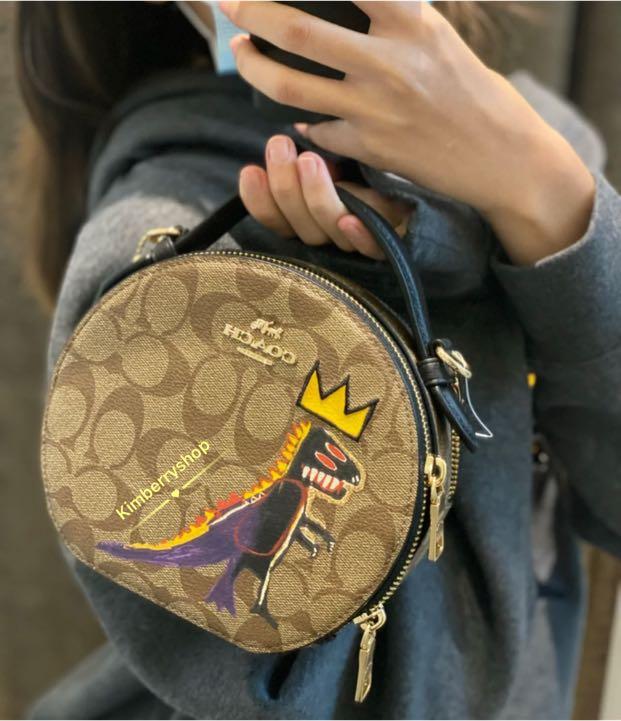 Coach x jean michel basquiat canteen crossbody in signature canvas Clearance