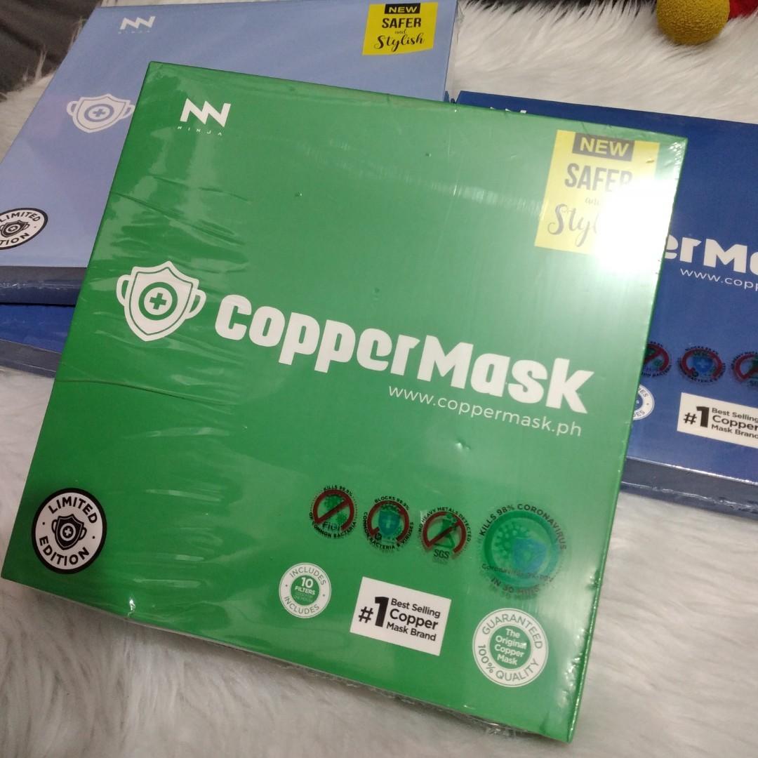 Authentic Copper Mask, Health & Nutrition, Face Masks & Face Shields on