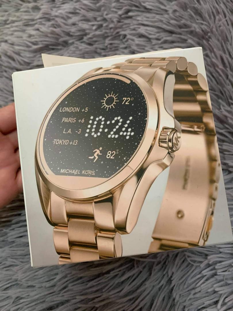 Authentic Mk Smart Watch Rose Gold Women s Fashion Watches