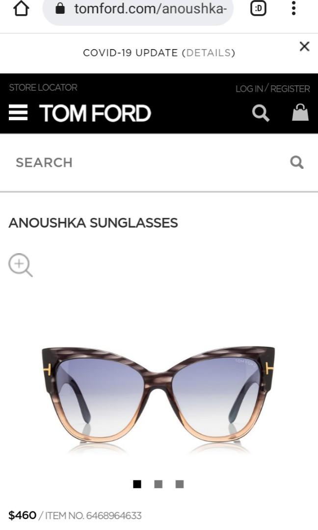 AUTHENTIC SUN GLASSES TOM FORD ( WOMAN 