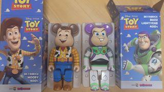 bearbrick 400% toys story一對