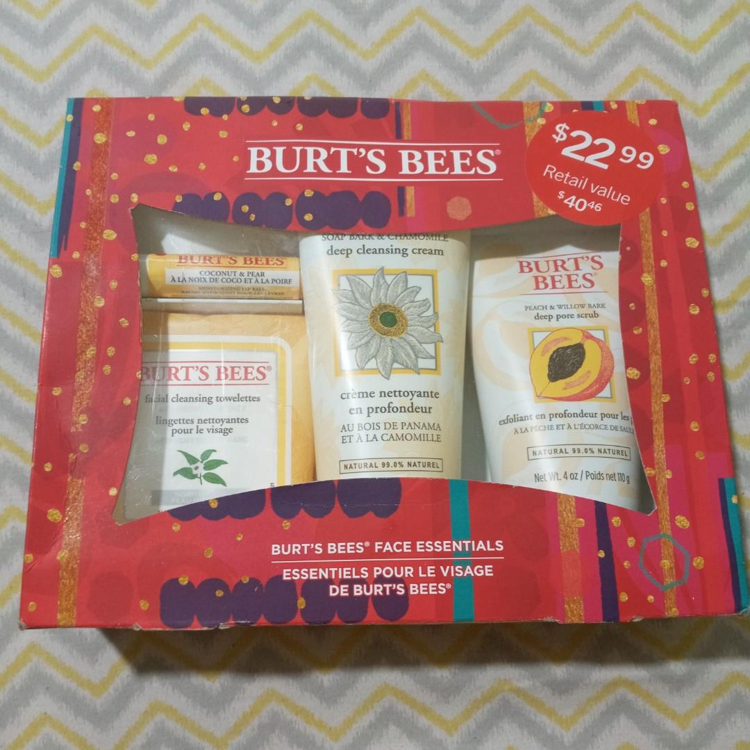 BURT'S BEES FACE ESSENTIALS (Category: Face Care) located in Pateros City. Submitted by zkart (Listing ID 1118277587, Image 1). Description: brand new mop: gcash.
