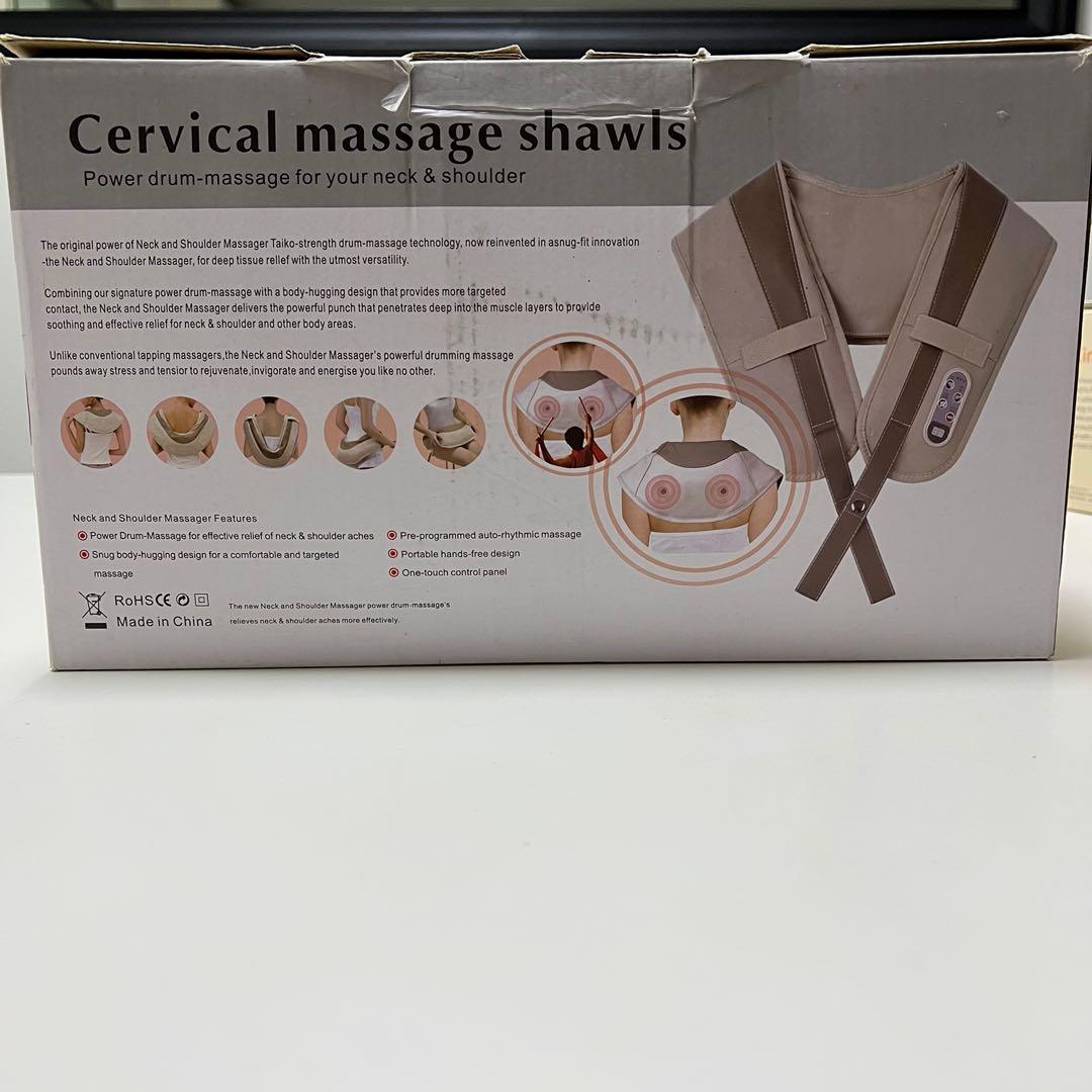 AAGNA Cervical Massage Shawls Power Drum Massage For Neck & Shoulder For  Men & Women 