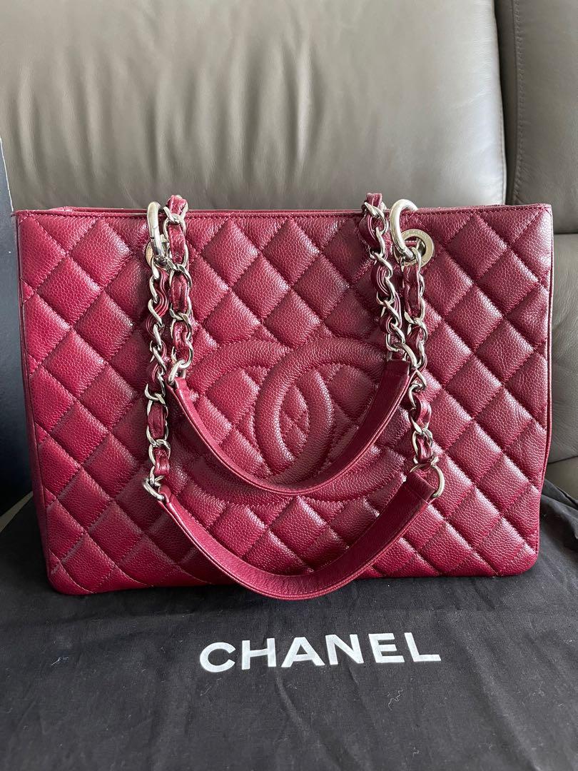 Chanel gst red caviar best sale