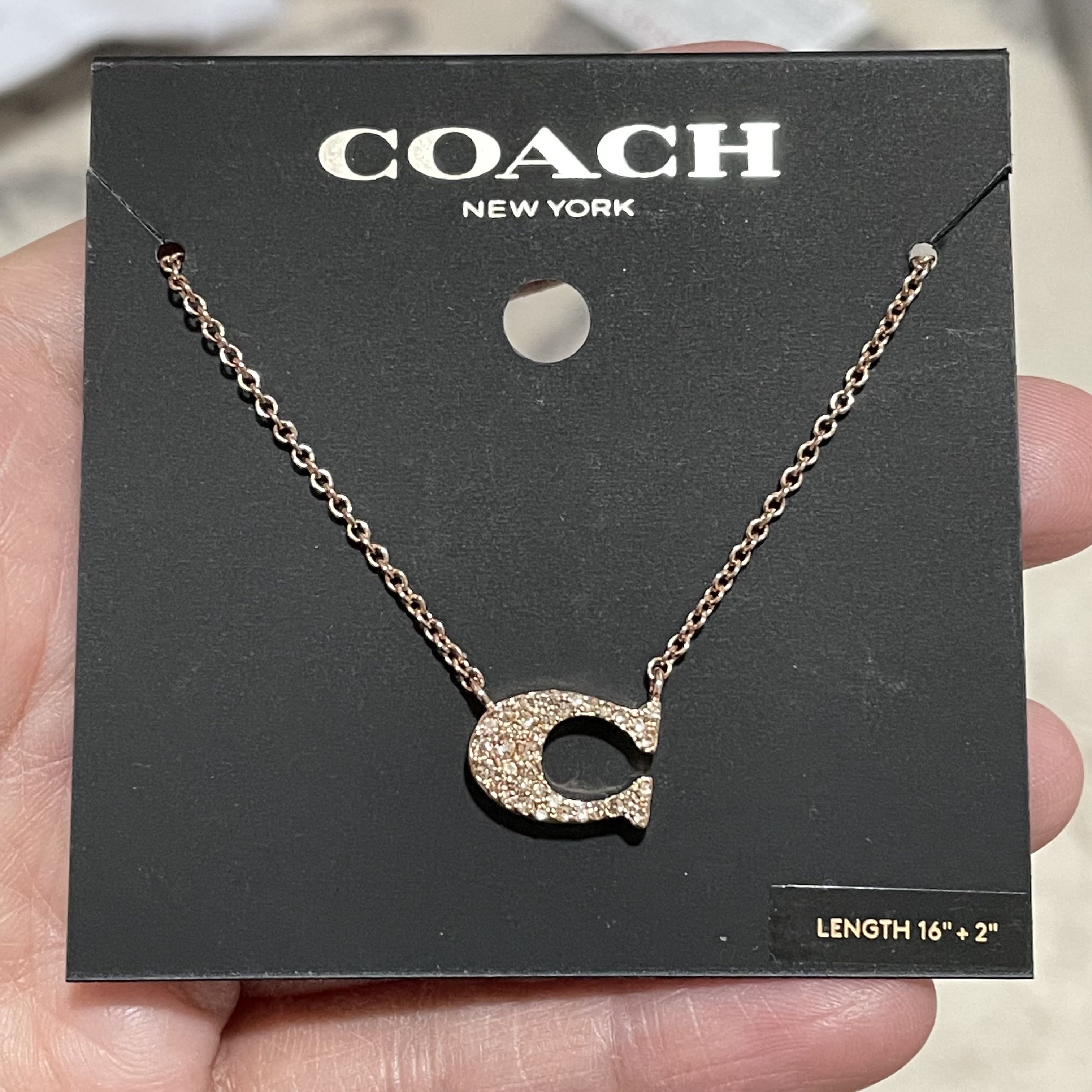 Coach Necklace, Women's Fashion, Jewelry & Organizers, Necklaces on  Carousell