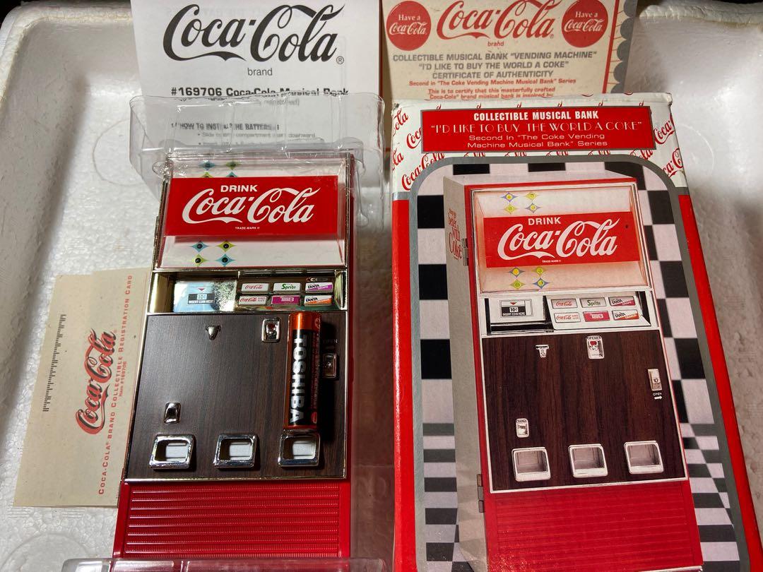 Coca-Cola cocacola 可口可樂 enesco collectible musical bank second in the ...