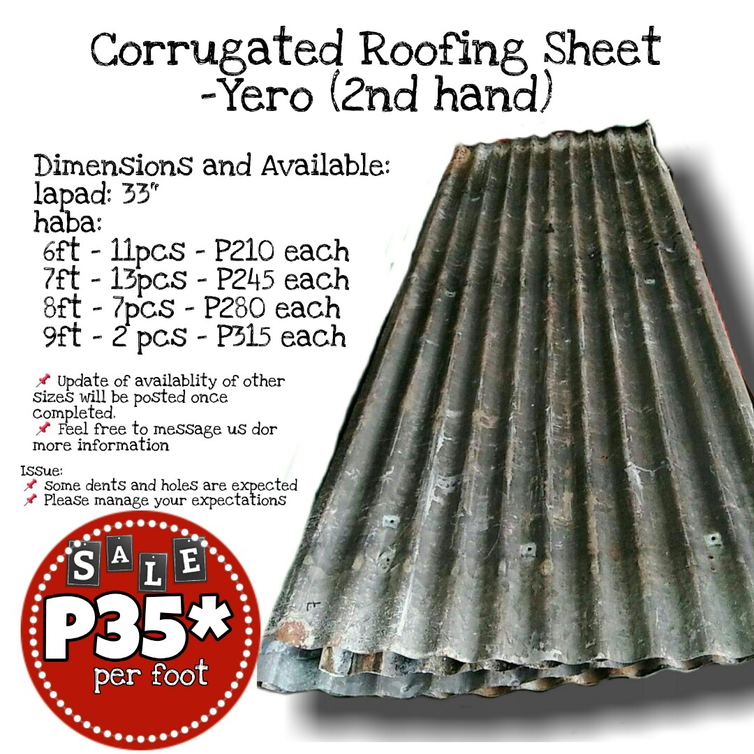 🔥Corrugated Roofing Sheets (2nd hand)🔥, Commercial & Industrial