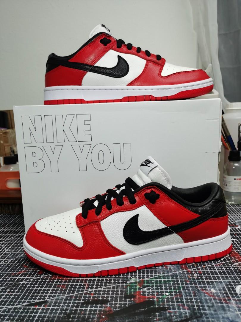NIKE dunk low chicago nike by you