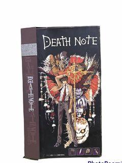 negotiable- DEATH NOTE COMPLETE NOTEBOOK BOX-INCLUDES FEATHER PEN (no ink),L KEYCHAIN AND POSTER-BOUGHT FROM JAPAN IN 2003