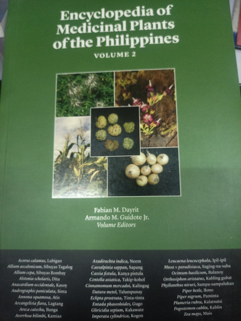 Encyclopedia of medicinal plants of the philippines vol. 2, Hobbies