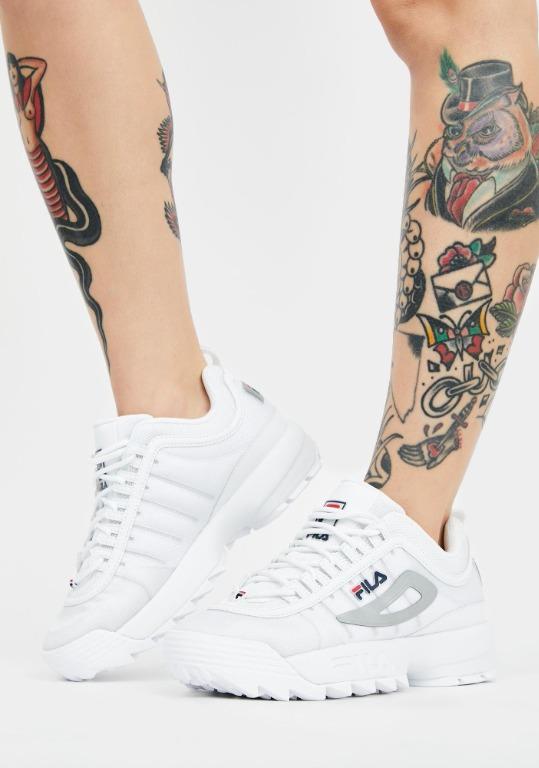 FILA Disruptor 2 Monomesh reflective logo US7.5 Women s
