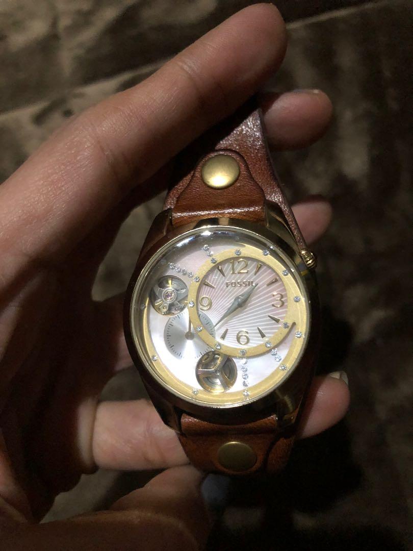 Fossil watch strap ME1083 Leather 