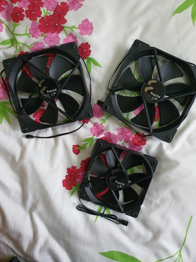 Fractal Design Dynamic X2 GP-14 / GP-12 Fans, Computers & Tech, Parts &  Accessories, Computer Parts on Carousell