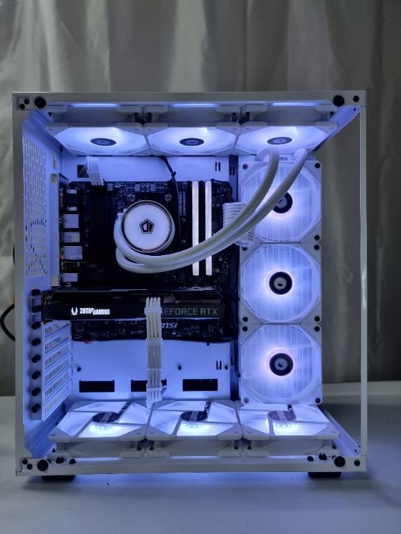 Free Delivery] Cheap Snow White Theme Custom Gaming PC Ryzen