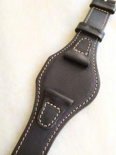 Full Bund Leather Strap 24mm XXL NOS