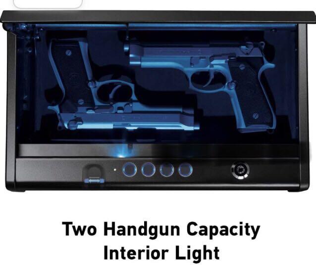 Genuine Wide Model AWESAFE Heavy Duty Steel 2 Gun Pistol Safe with