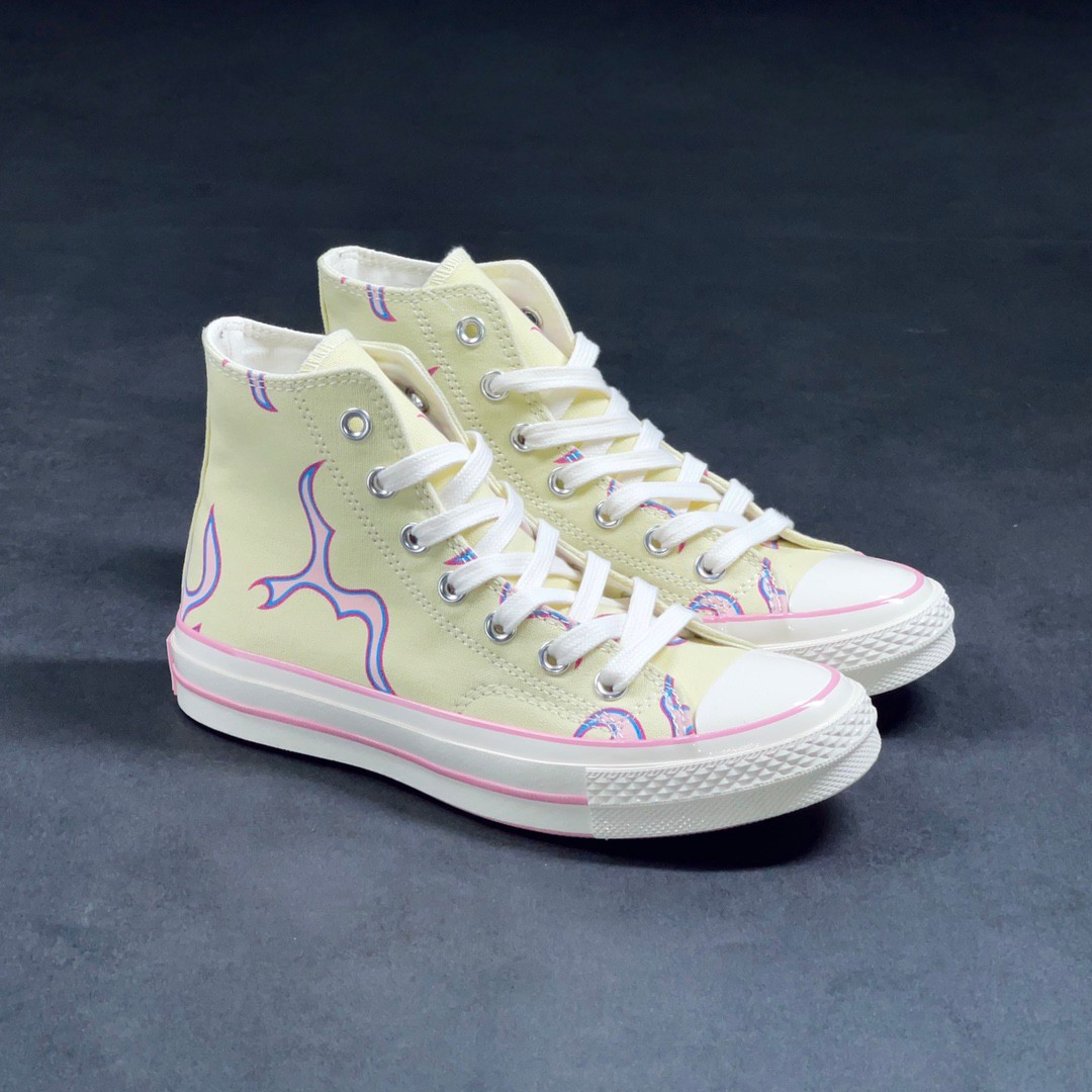 Golf Le Fleur X Converse Chuck Taylor All Star 70 Hi Yellow Flame