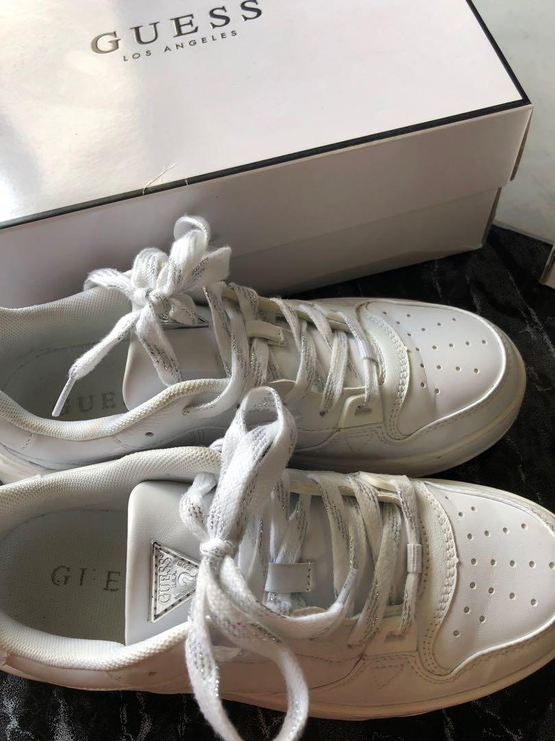 Guess nappa pu patent sneakers clearance