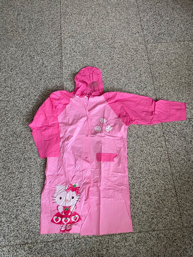 Hello Kitty Raincoat (Jas Hujan), Bayi & Anak, Baju Anak Perempuan, 8