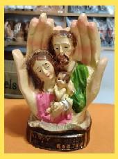 Holy Family Colored and Antique Styled  Color