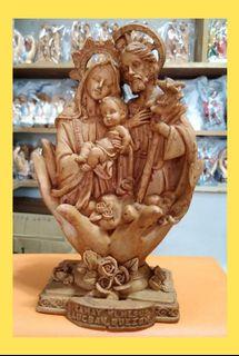 Holy Family Crowned Antique Style